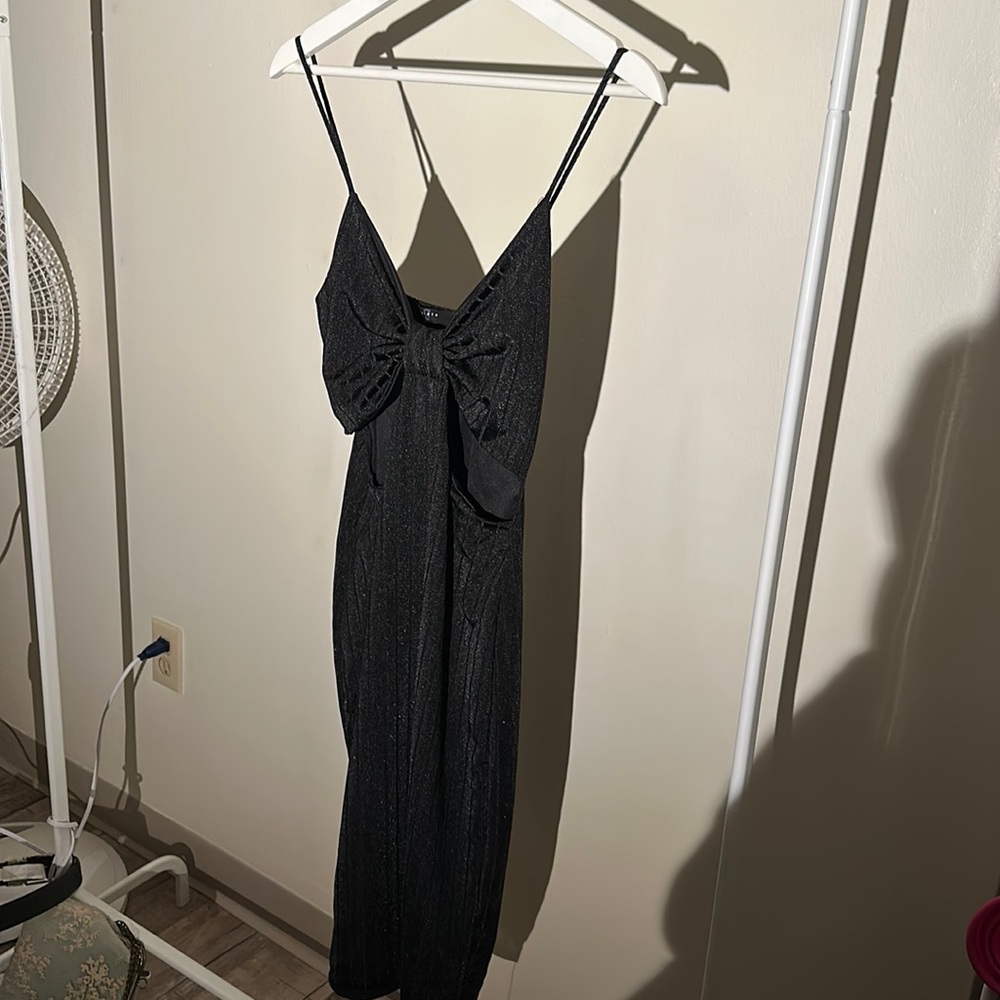 cutout midi dress